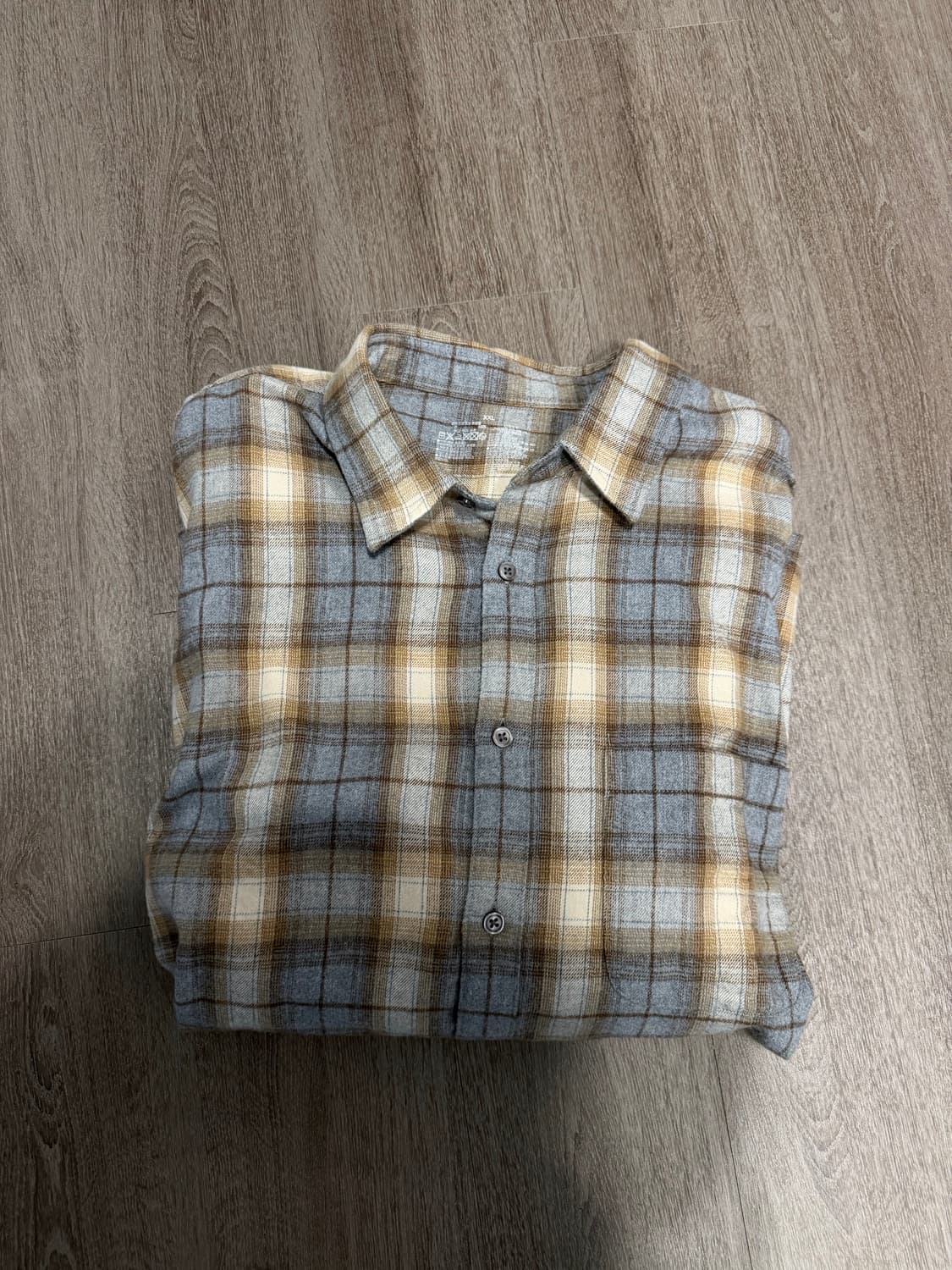 [XXL] 무인양품 플란넬 체크 셔츠 상품이미지1