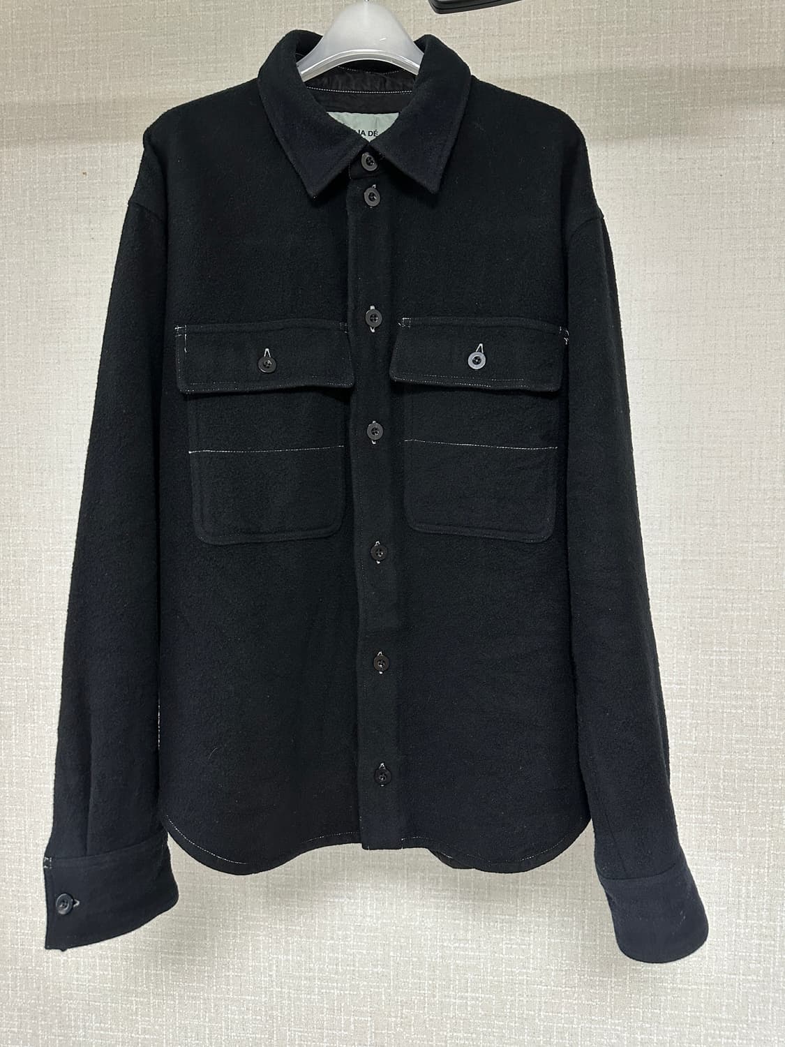 [M] KIMONO-DYED ALPACA WOOL OVERSHIRT 상품이미지2