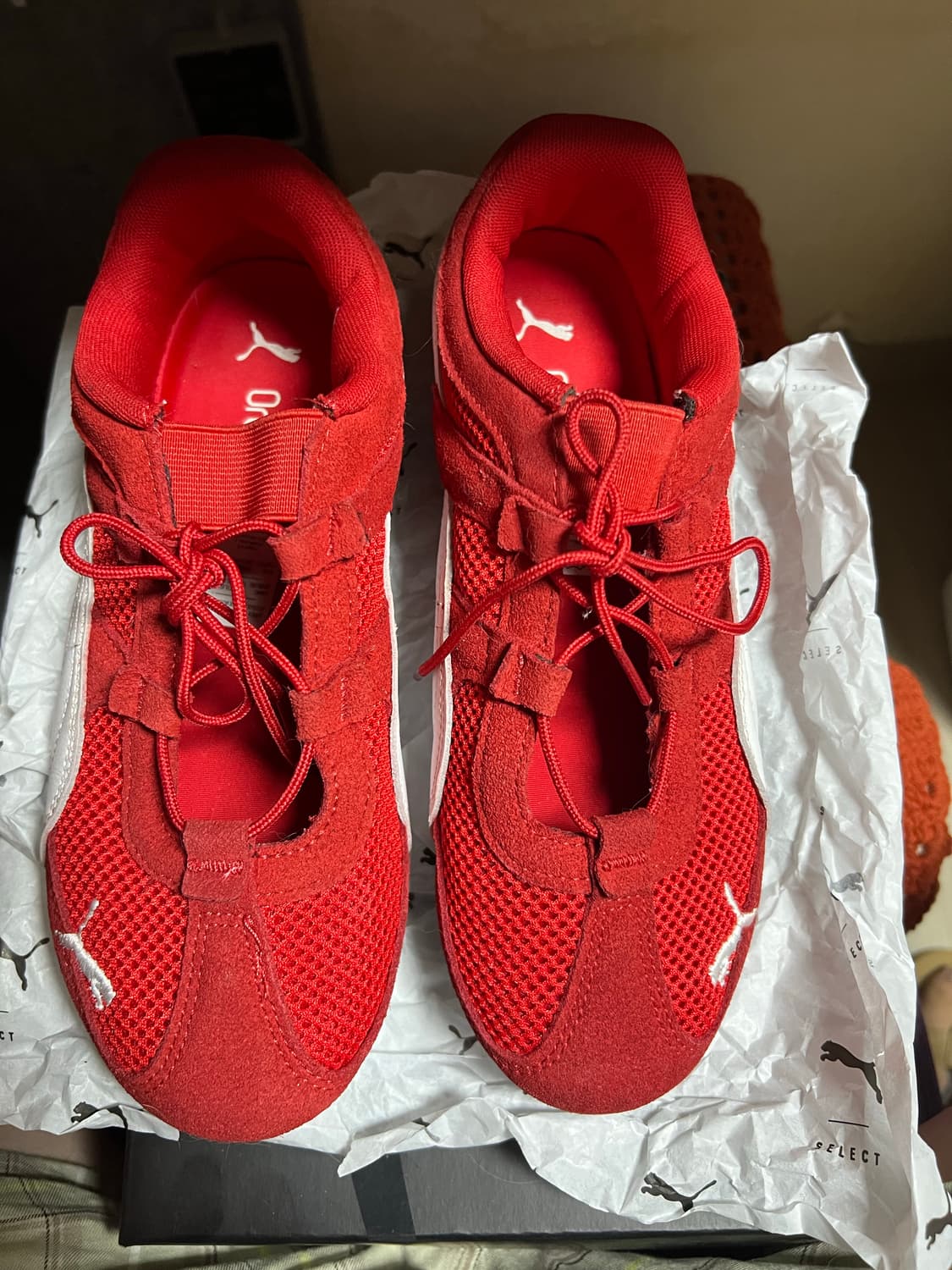 푸마 스피드캣 고 포 올타임 레드 화이트 상품이미지1