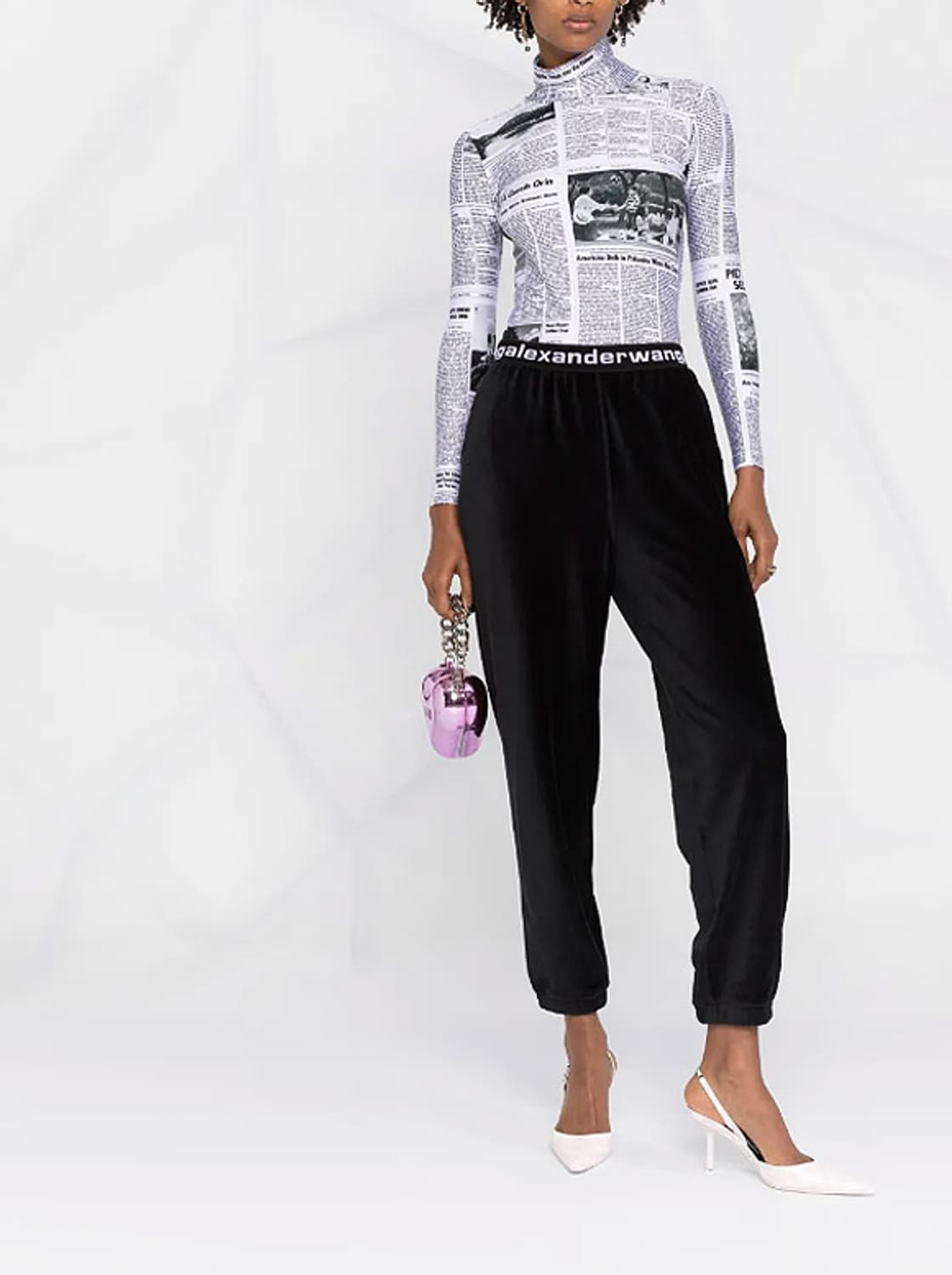 알렉산더왕 코듀로이 로고 밴딩 조거 팬츠 상품이미지9