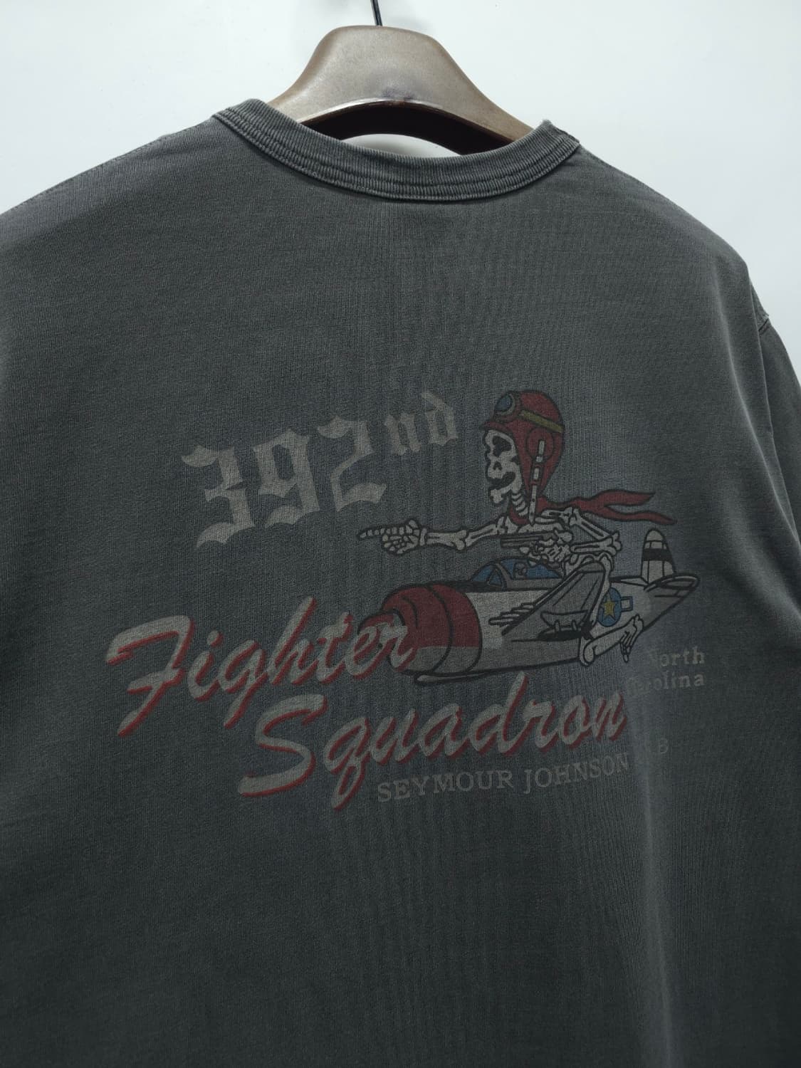 아웃스탠딩 392 전투비행단 피그먼트 반팔 티셔츠(M) 상품이미지10