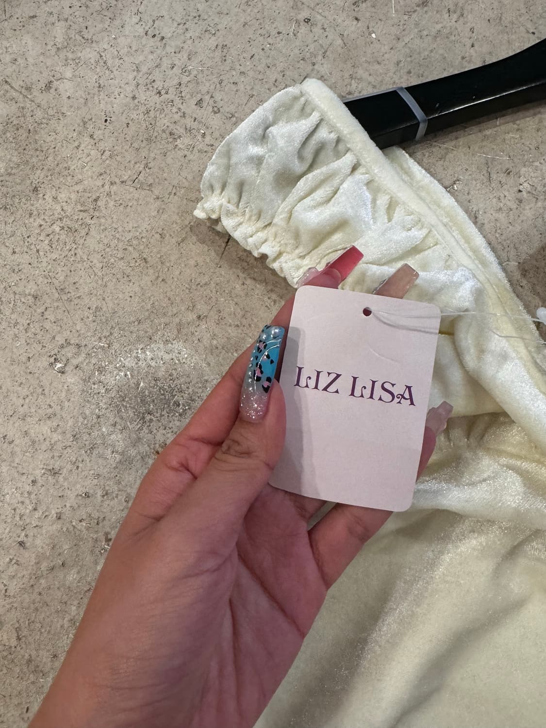 (데드스탁) 06‘s LIZ LISA 벨벳 탑 상품이미지3