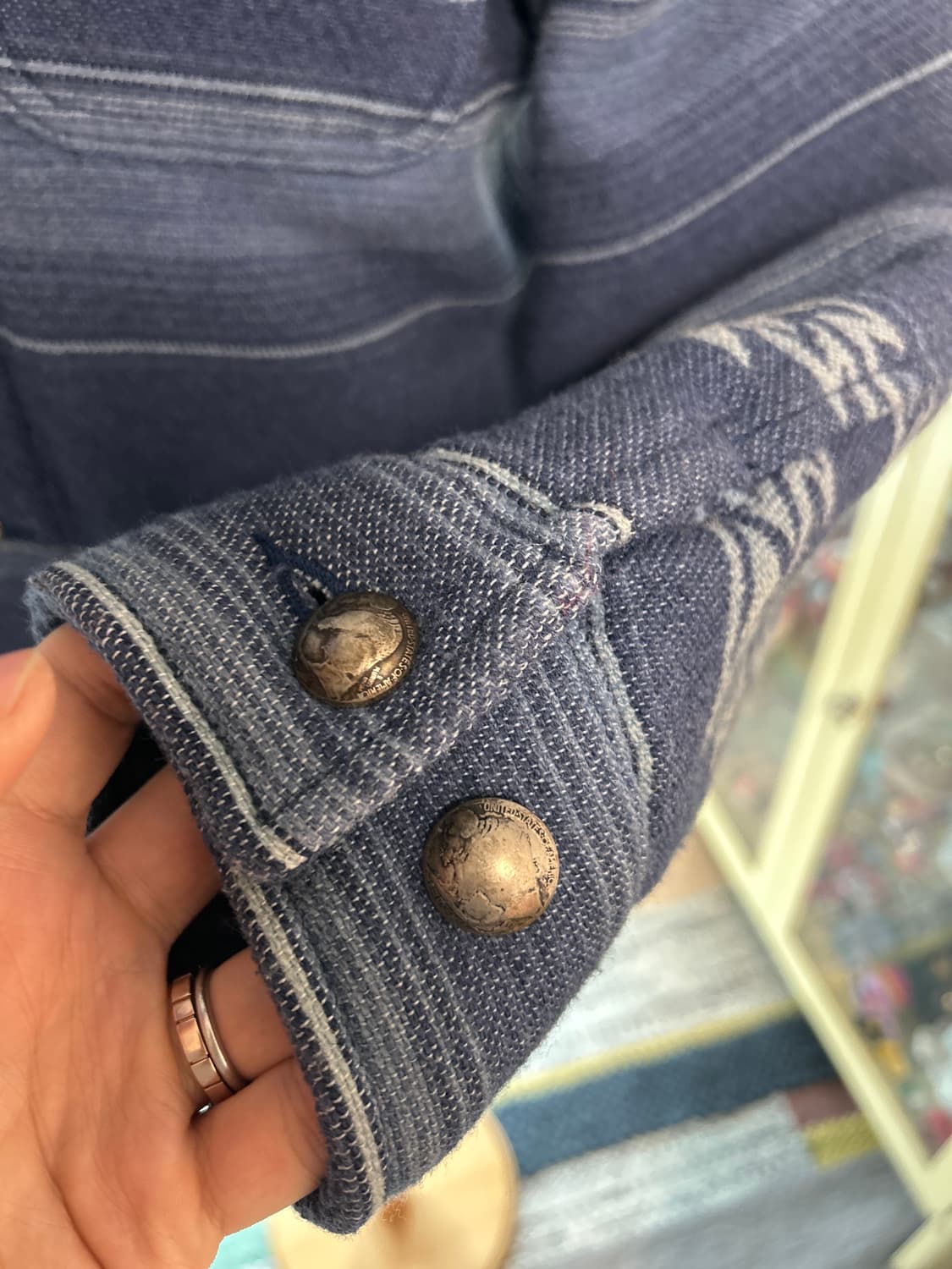 레미릴리프 네이티브 그래픽 콘초 자켓 S 상품이미지3