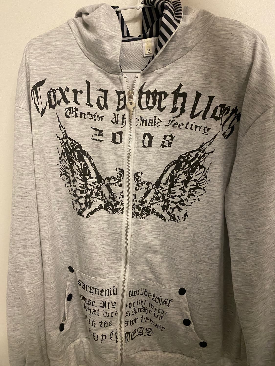 펑크 와투케 후드집업 상품이미지3