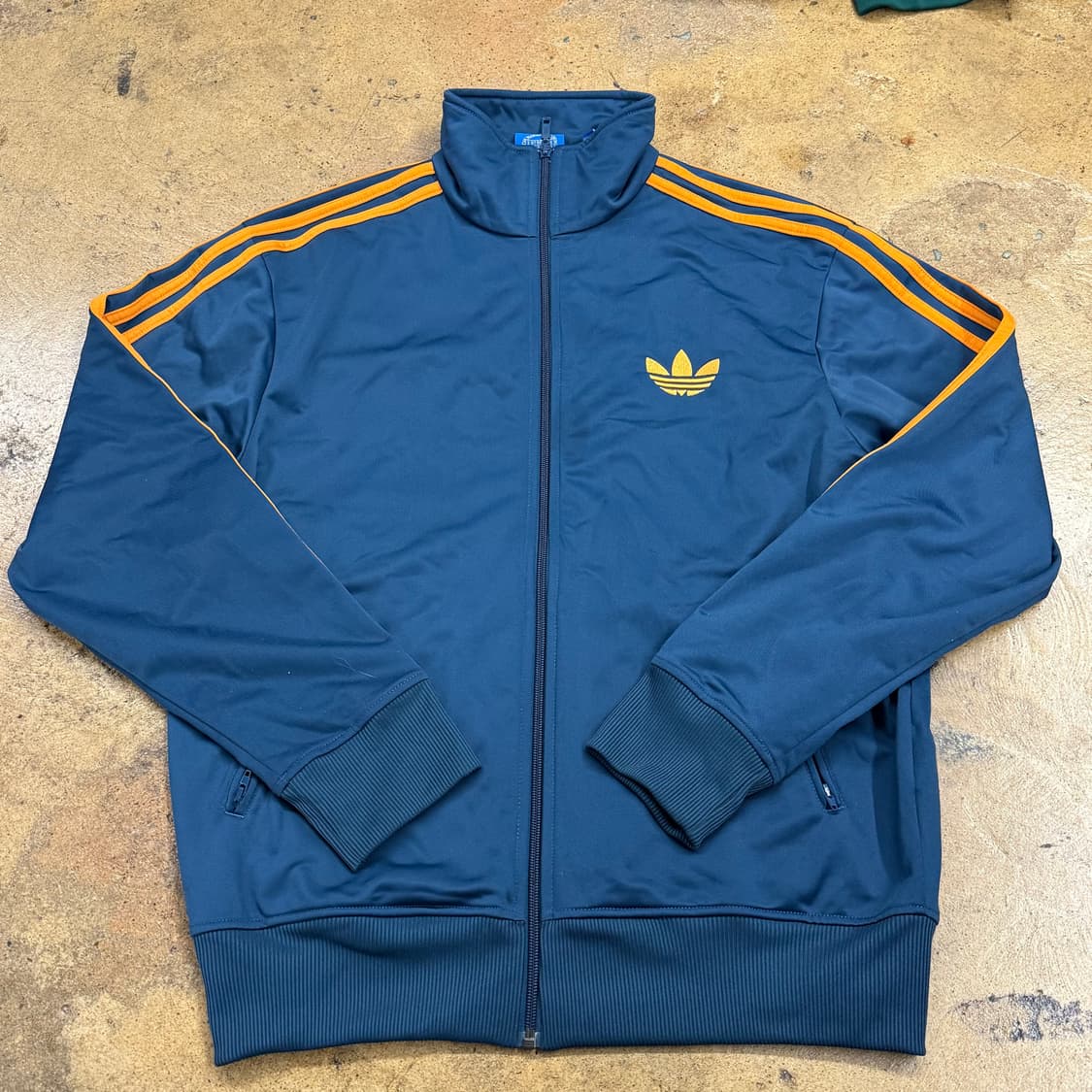 [정품/105] 아디다스 네이비 주황색 트랙탑 져지 b10 상품이미지2