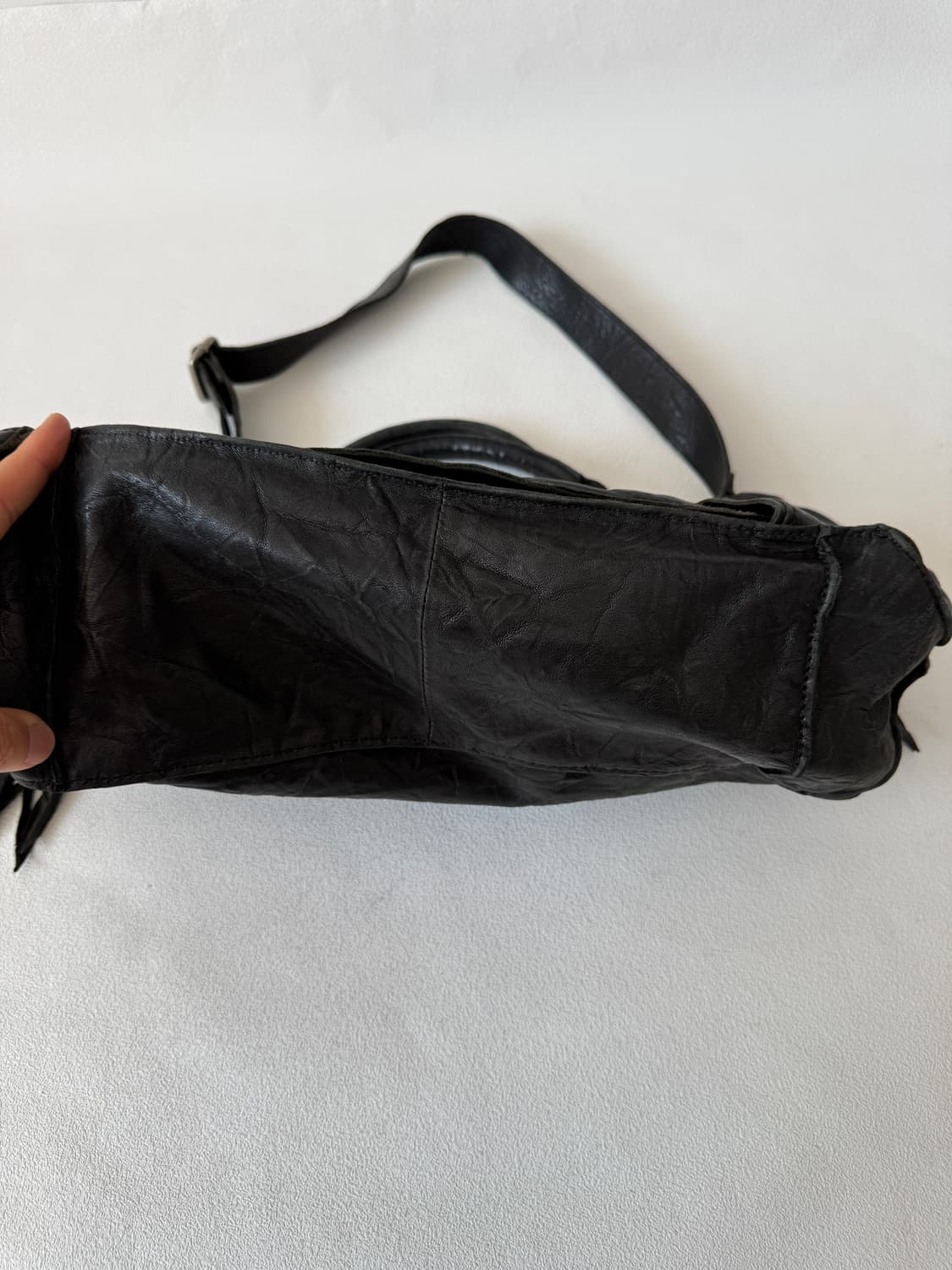 Pre owned 레더 토트 크로스백 상품이미지6