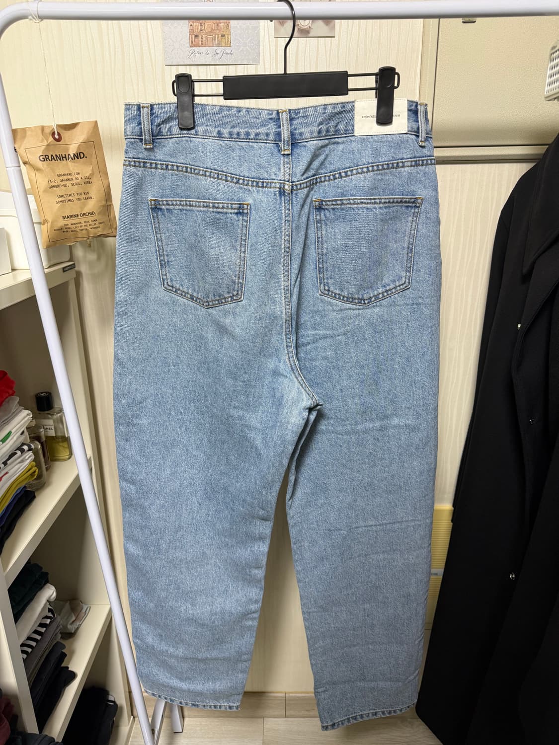 amomento-recycled cotton denim rightblue 상품이미지4