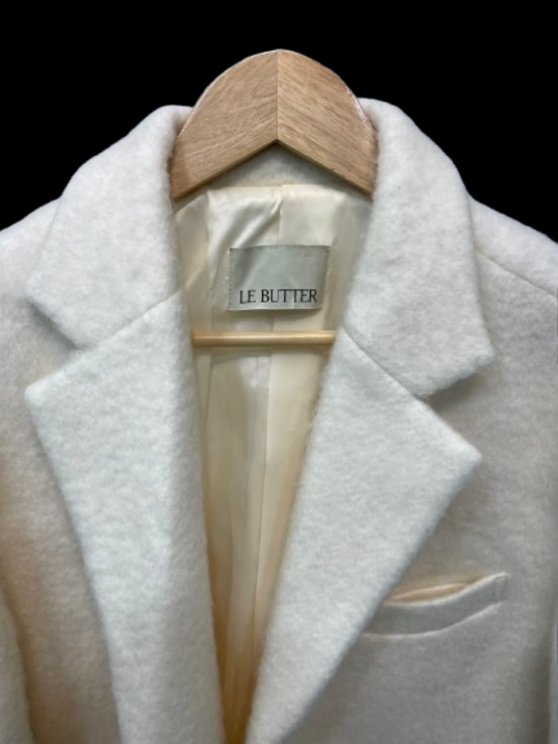 르버터 아이보리 울 혼방 자켓 상품이미지2