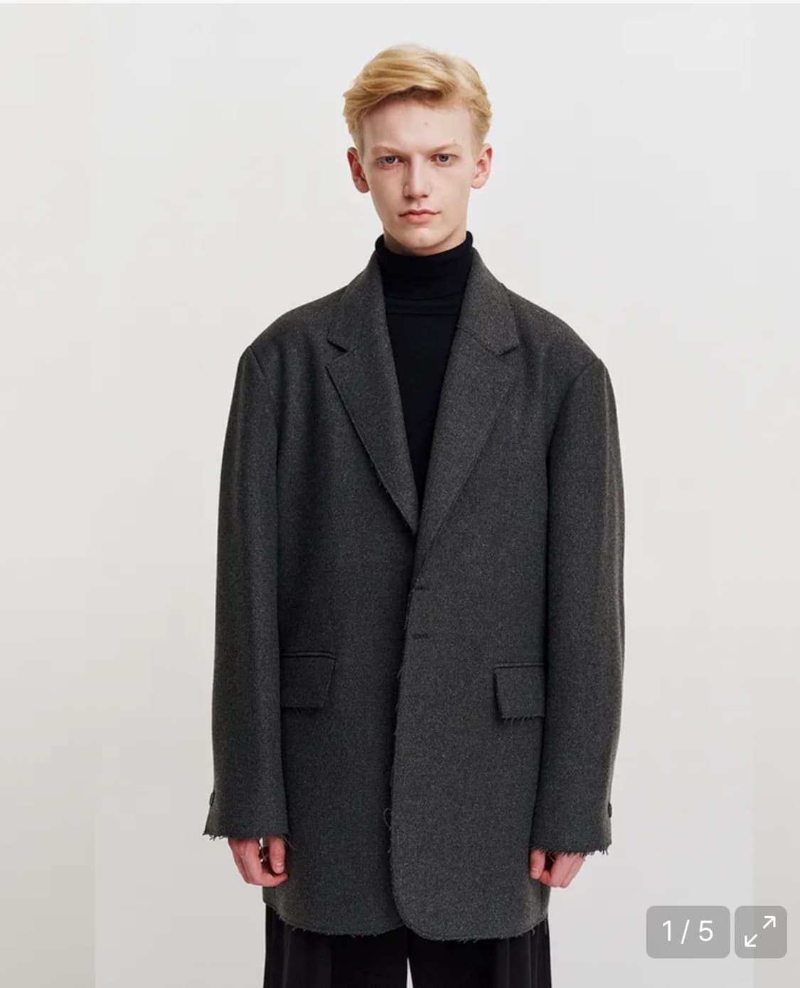 MMGL BLAZER COAT (CHARCOAL) 상품이미지6