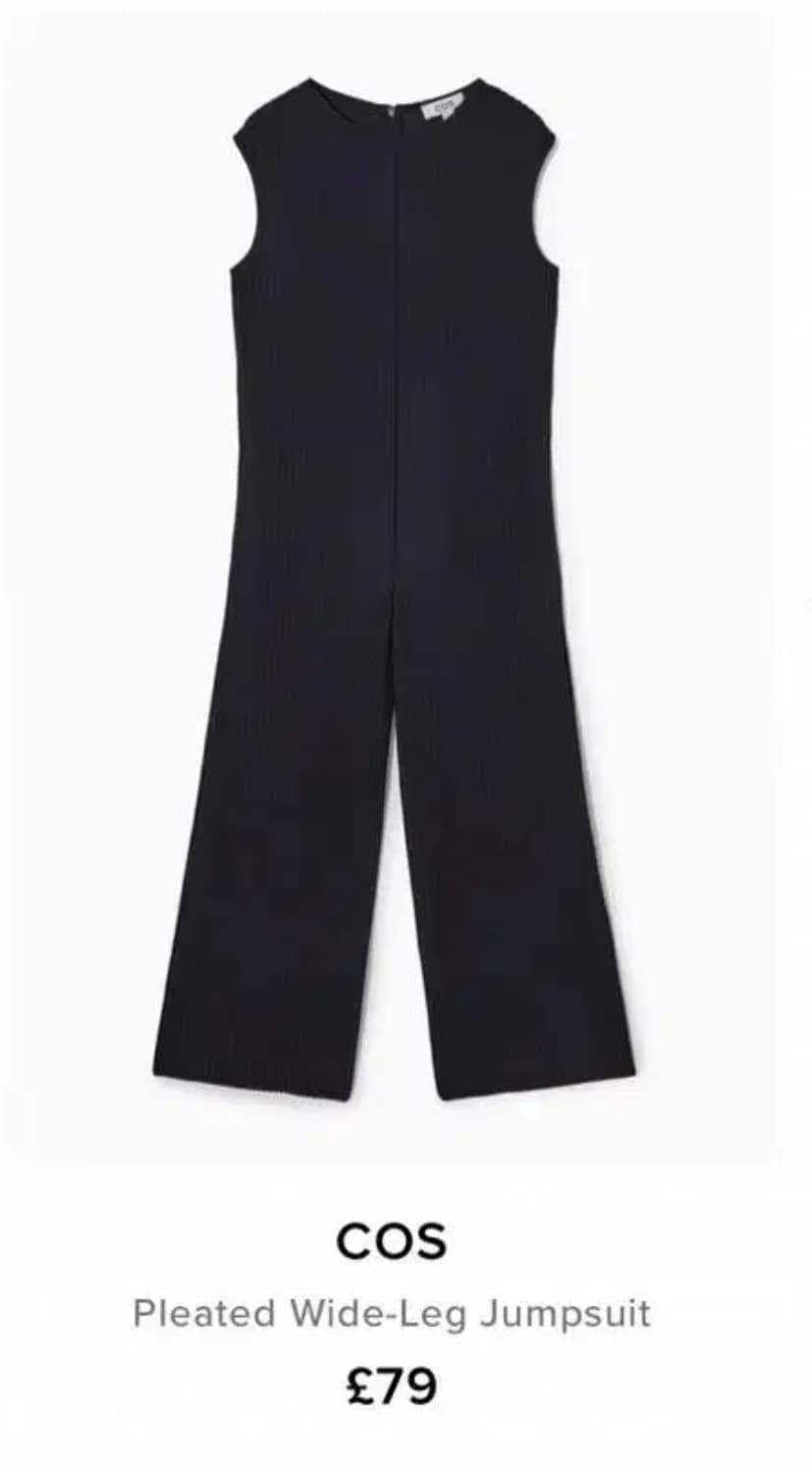 Cos 와이드레그 플리티드 점프수트 S 새상품 상품이미지2
