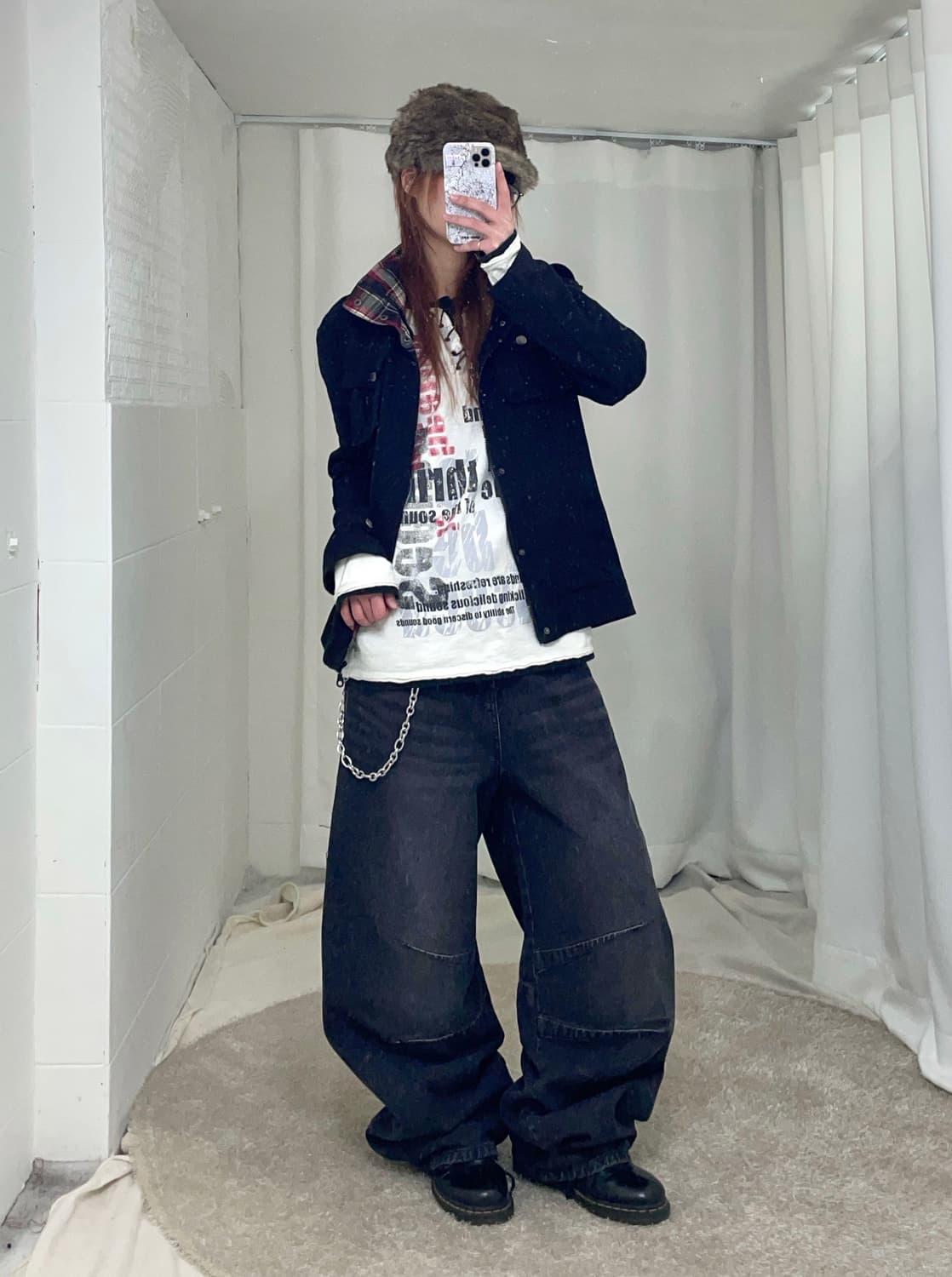 인더애틱 워크 자켓 데일리 그런지 펑크 힙 코디 세트 상품이미지1