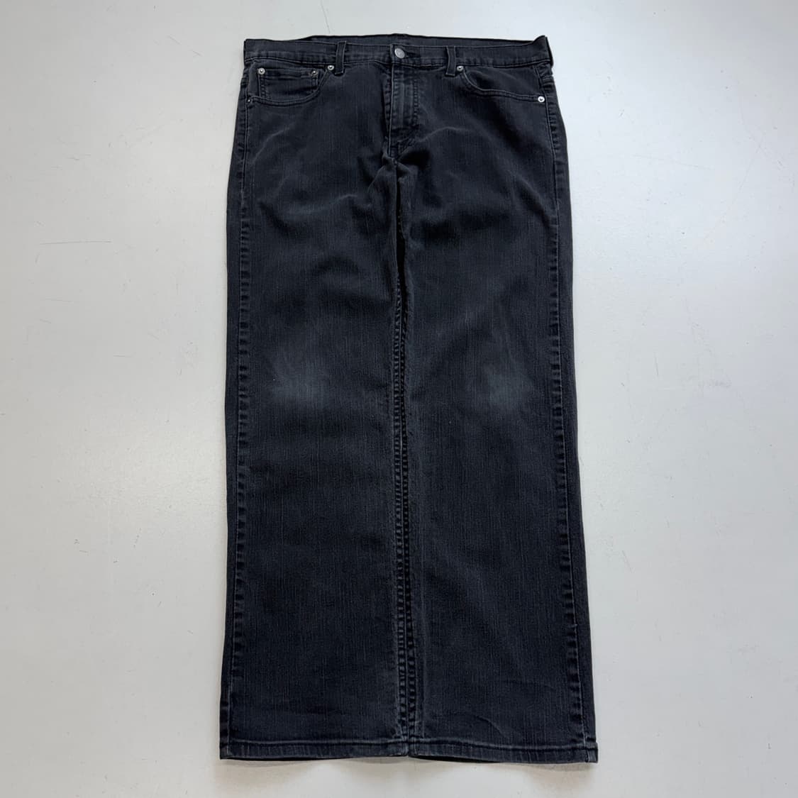 리바이스 569 흑청 새깅 와이드 데님팬츠 상품이미지2