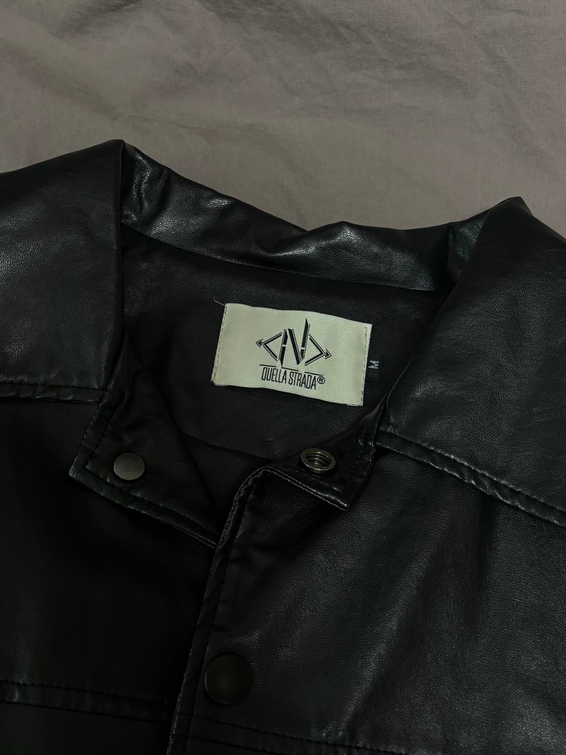 아사키프레자키 오버핏 레더 가죽 자켓  상품이미지2