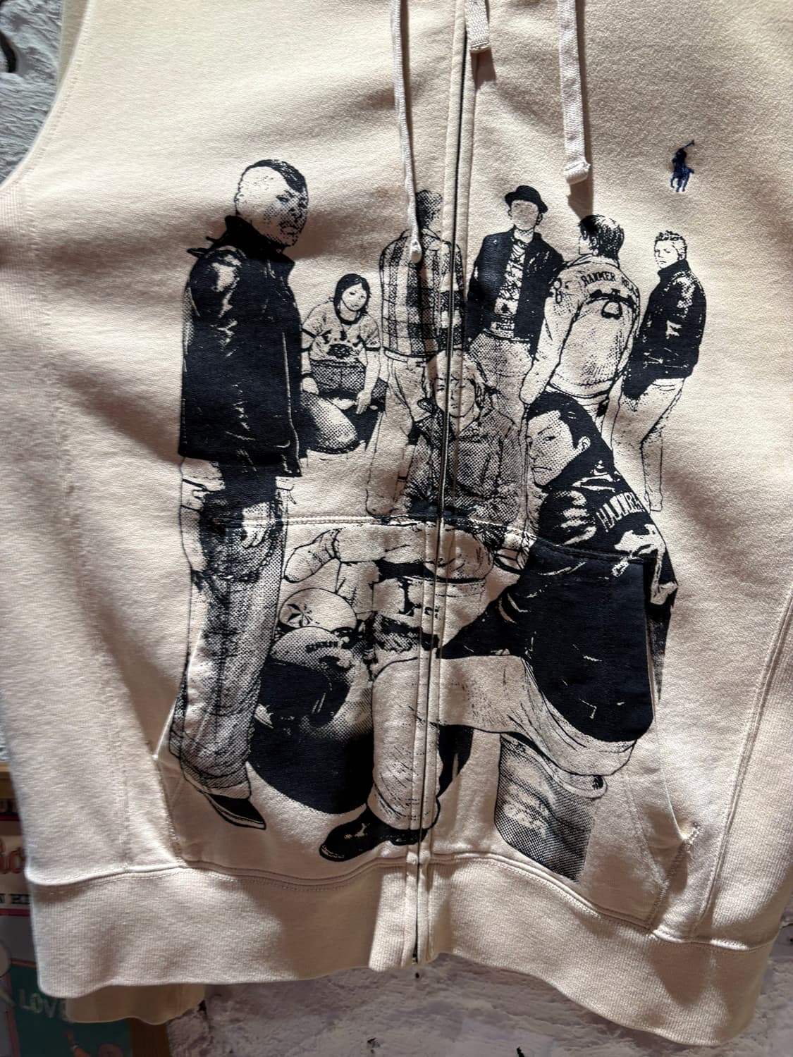 폴로 빈티지 커스텀 후드집업 상품이미지2