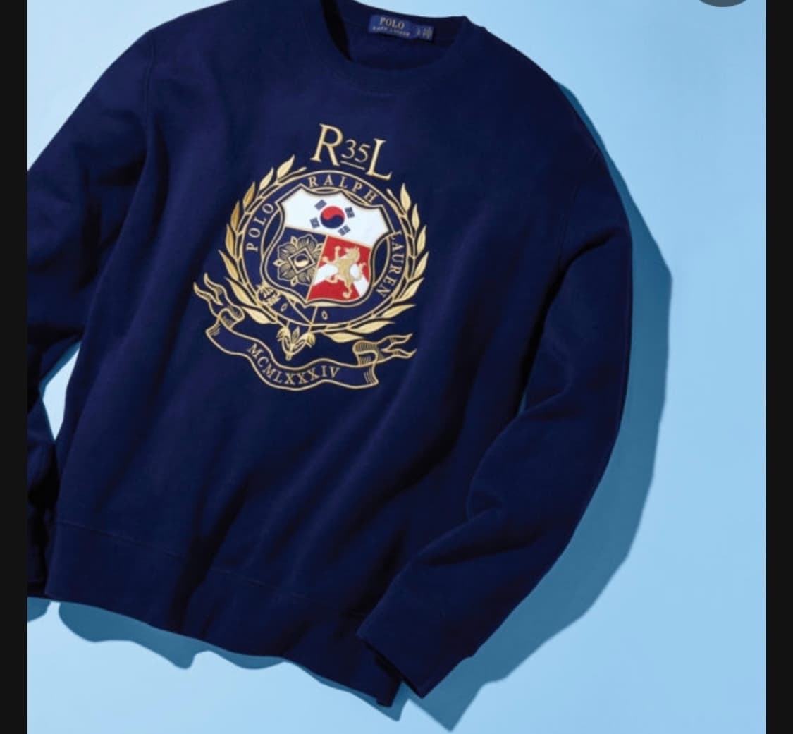 폴로 35주년 코리아 애니버서리 한정판 맨투맨 m 국뽕 상품이미지4