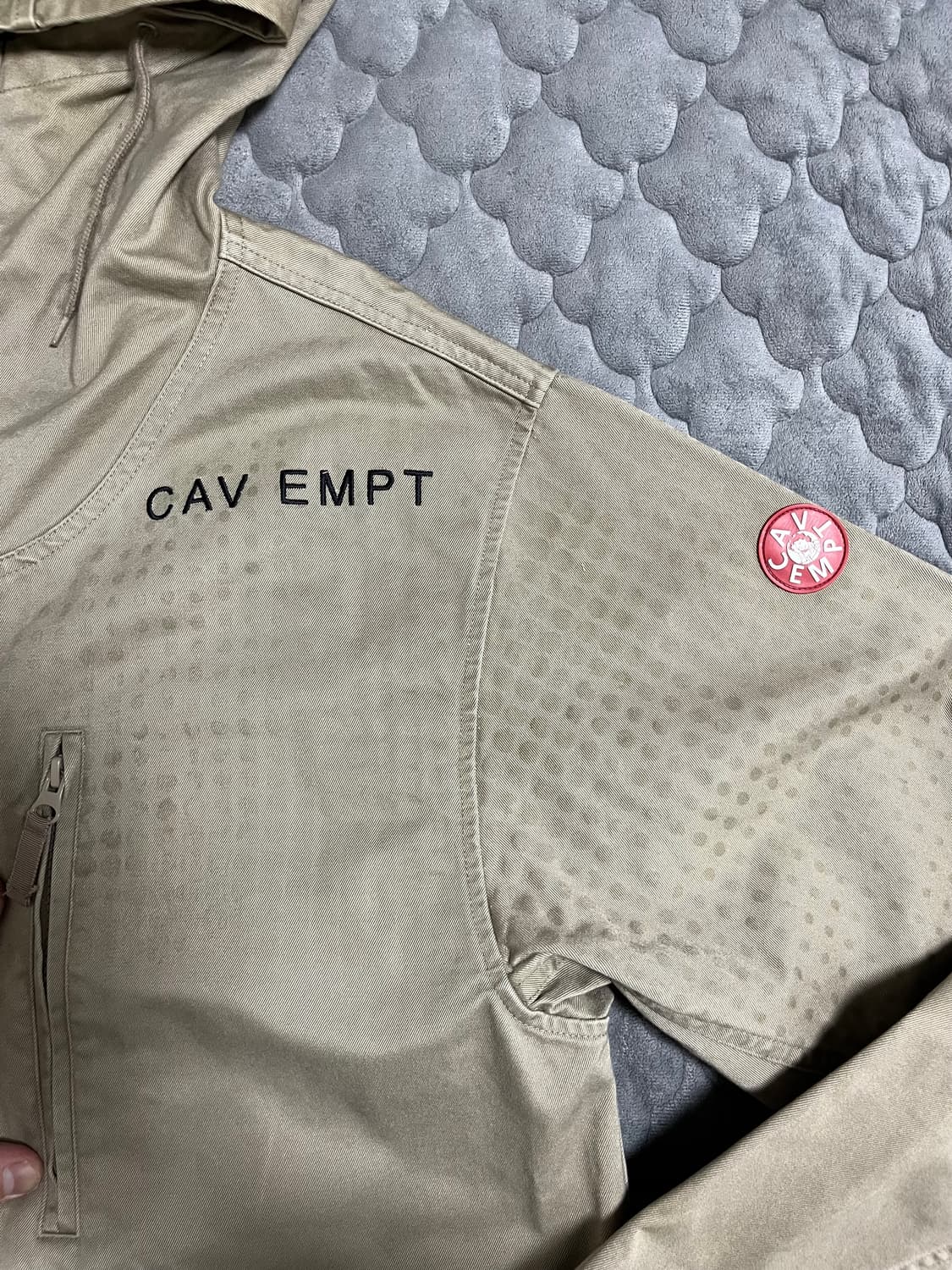 CAVEMPT 카브엠트 트윌코튼 아노락 카키베이지 L 상품이미지3