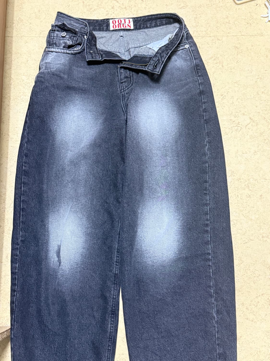 OOTJ 카리나 첫눈 흑청바지 S 상품이미지4