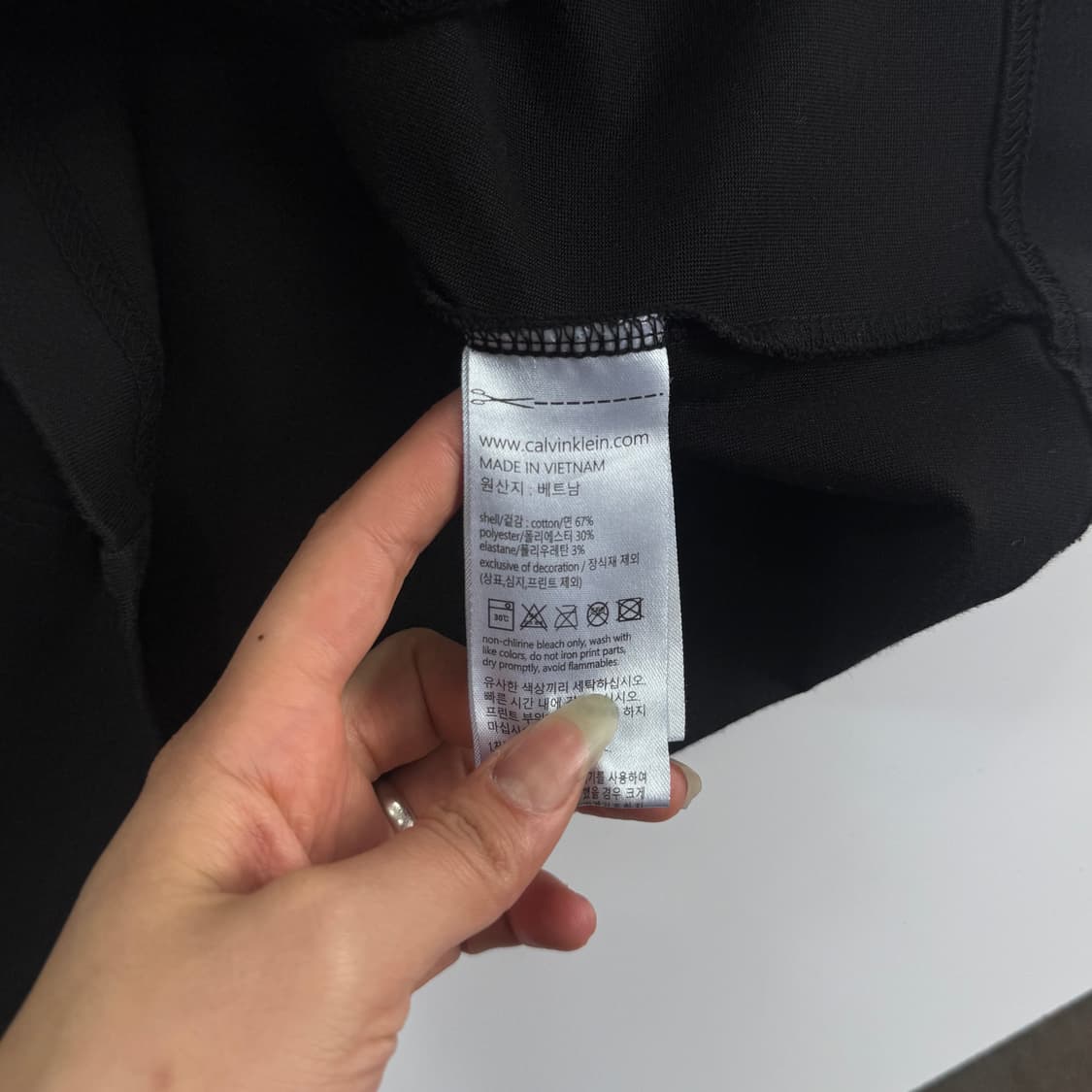 Calvin Klein 켈빈클라인 ck로고 블랙 반팔  상품이미지6