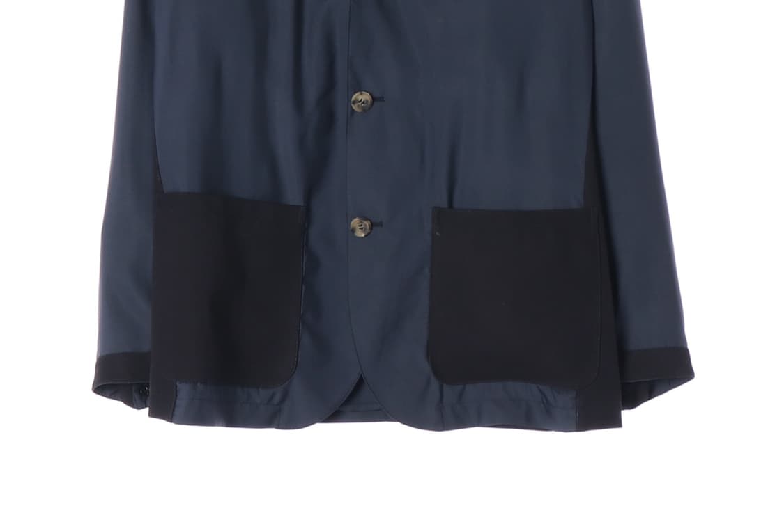 [M]키톤 실크100% 네이비 블레이저 자켓 싱글브레스티드재킷
 상품이미지3