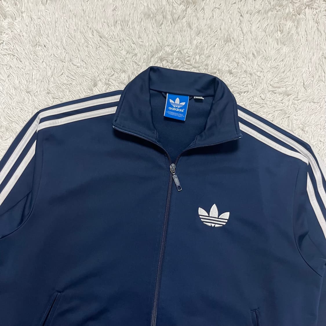 Adidas navy vintage Firebird jersey 상품이미지5