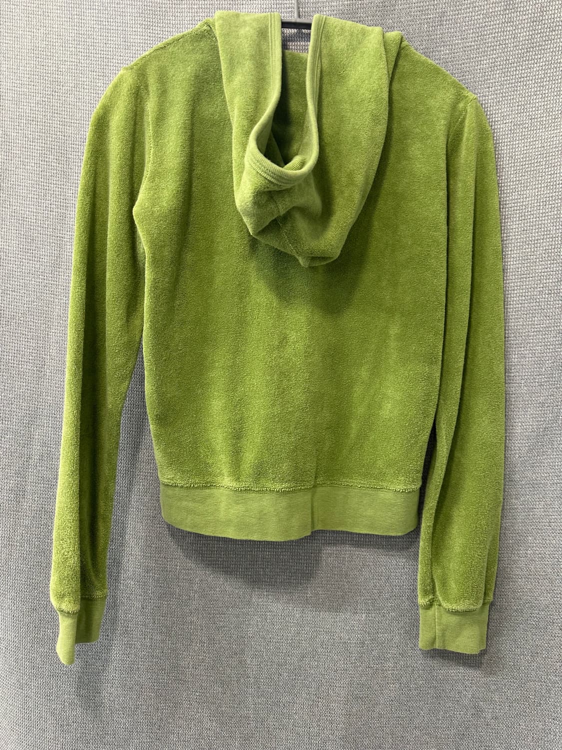 쥬시꾸뛰르 Juicy Couture 그린 벨루어 집업 후디 상품이미지2