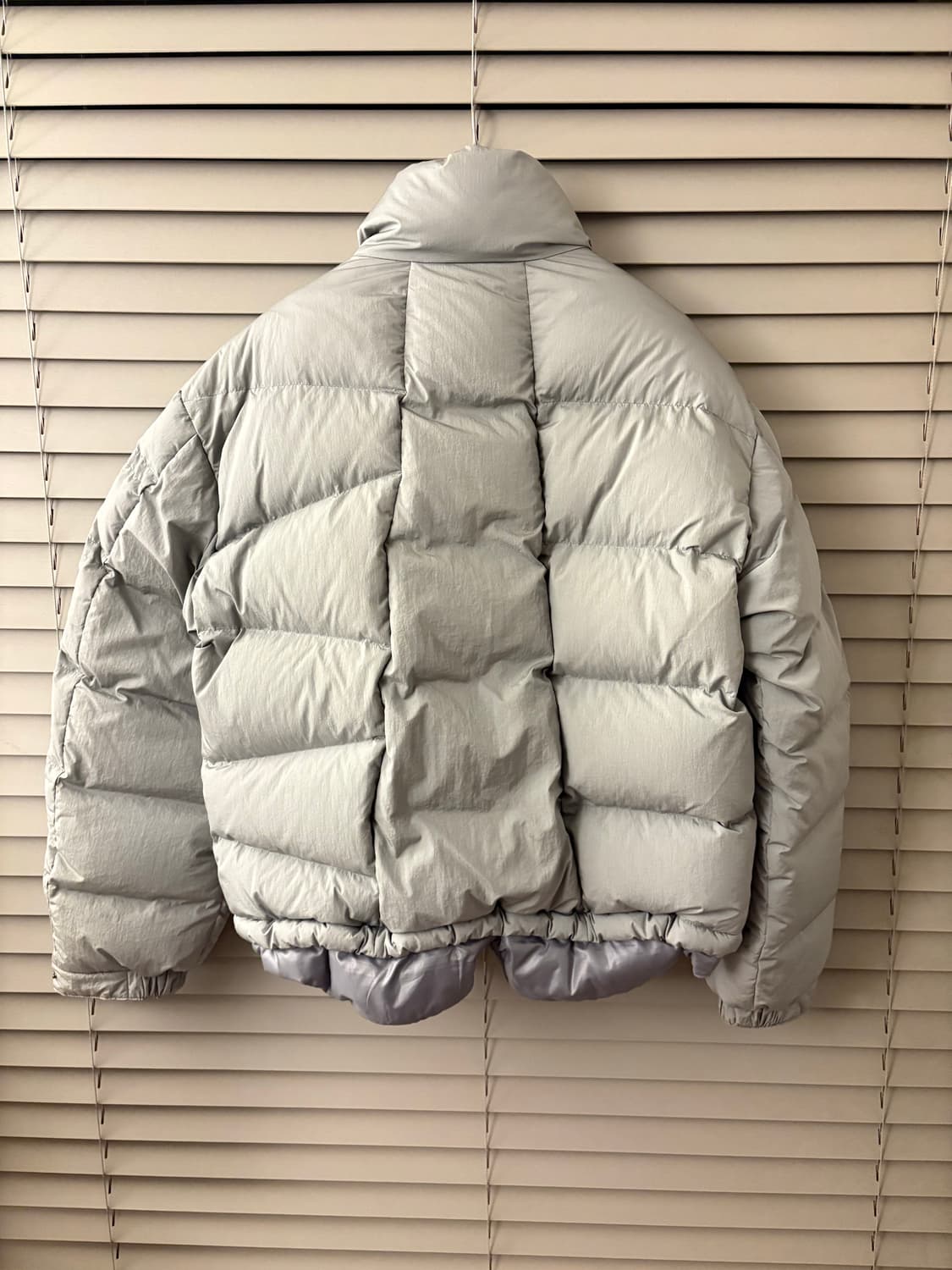 언어펙티드 레이어드 패딩 M 세이지그린 상품이미지2