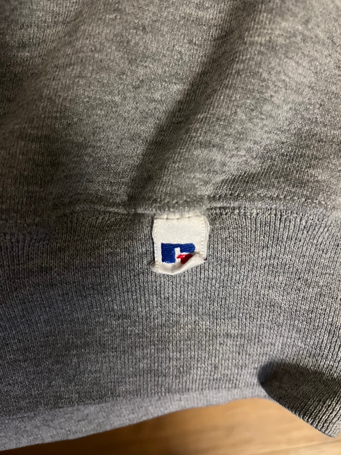 90sRussell 러셀 스웻 L 다크 그레이 상품이미지4