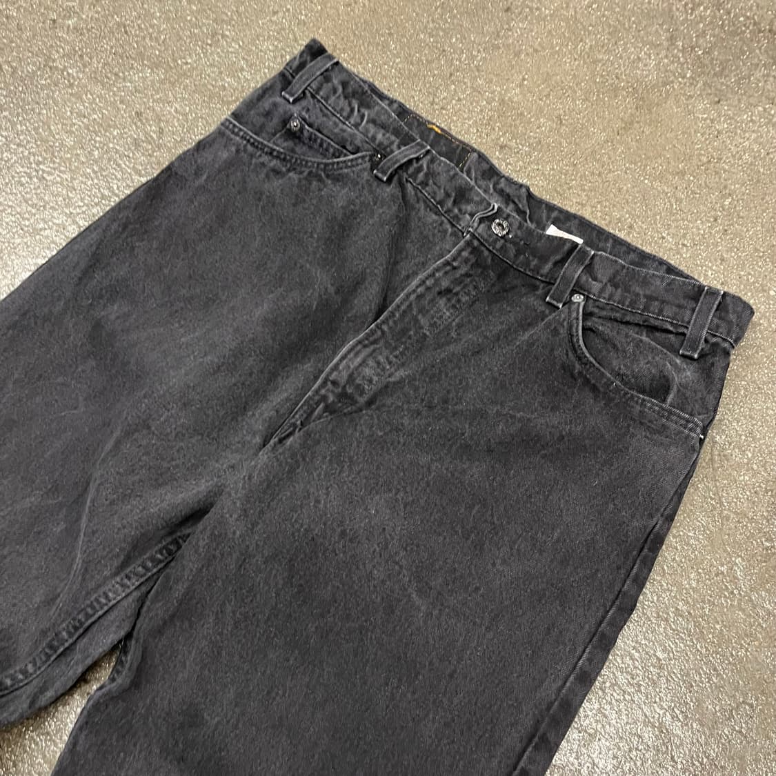 90s USA 리바이스550 블랙진 (37“) 상품이미지5