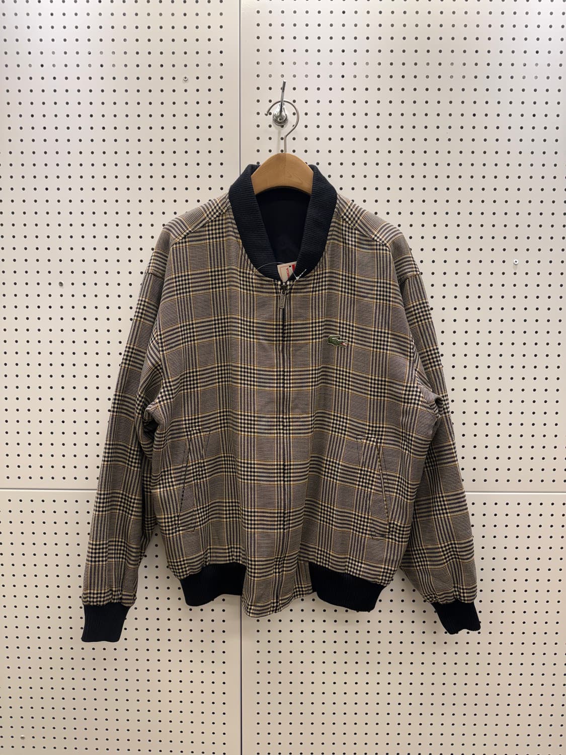 라코스테 레트로 글랜체크 양면 해링턴 자켓 U297 상품이미지2