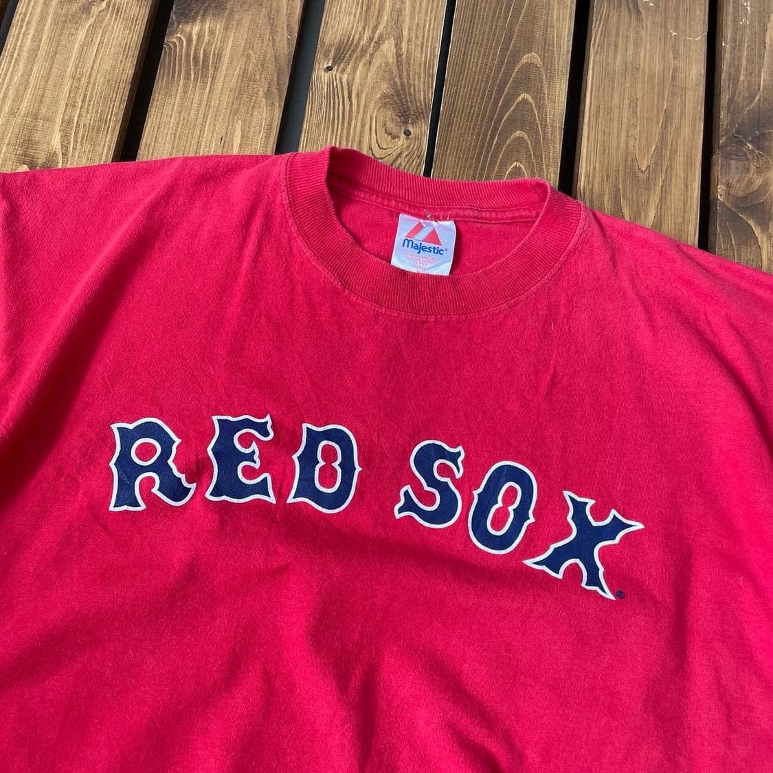 마제스틱 보스턴 레드삭스 파펠본 티셔츠 2XL 상품이미지3
