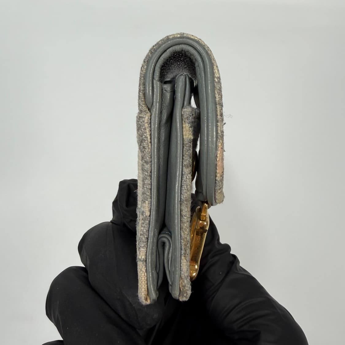 디올 오블리크 새들 플랩 카드지갑 상품이미지5