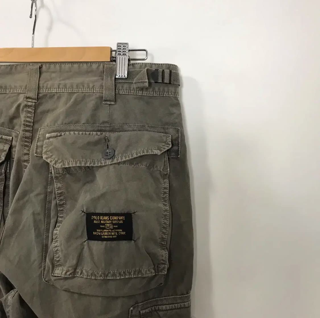 폴로 빈티지 카고 팬츠 카키 31사이즈감  상품이미지4