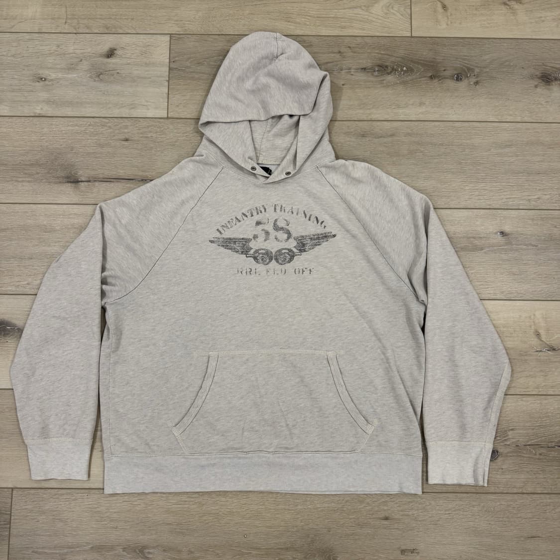 10s RRL 더블알엘 인팬트리 트레이닝 후드티 그레이 상품이미지1