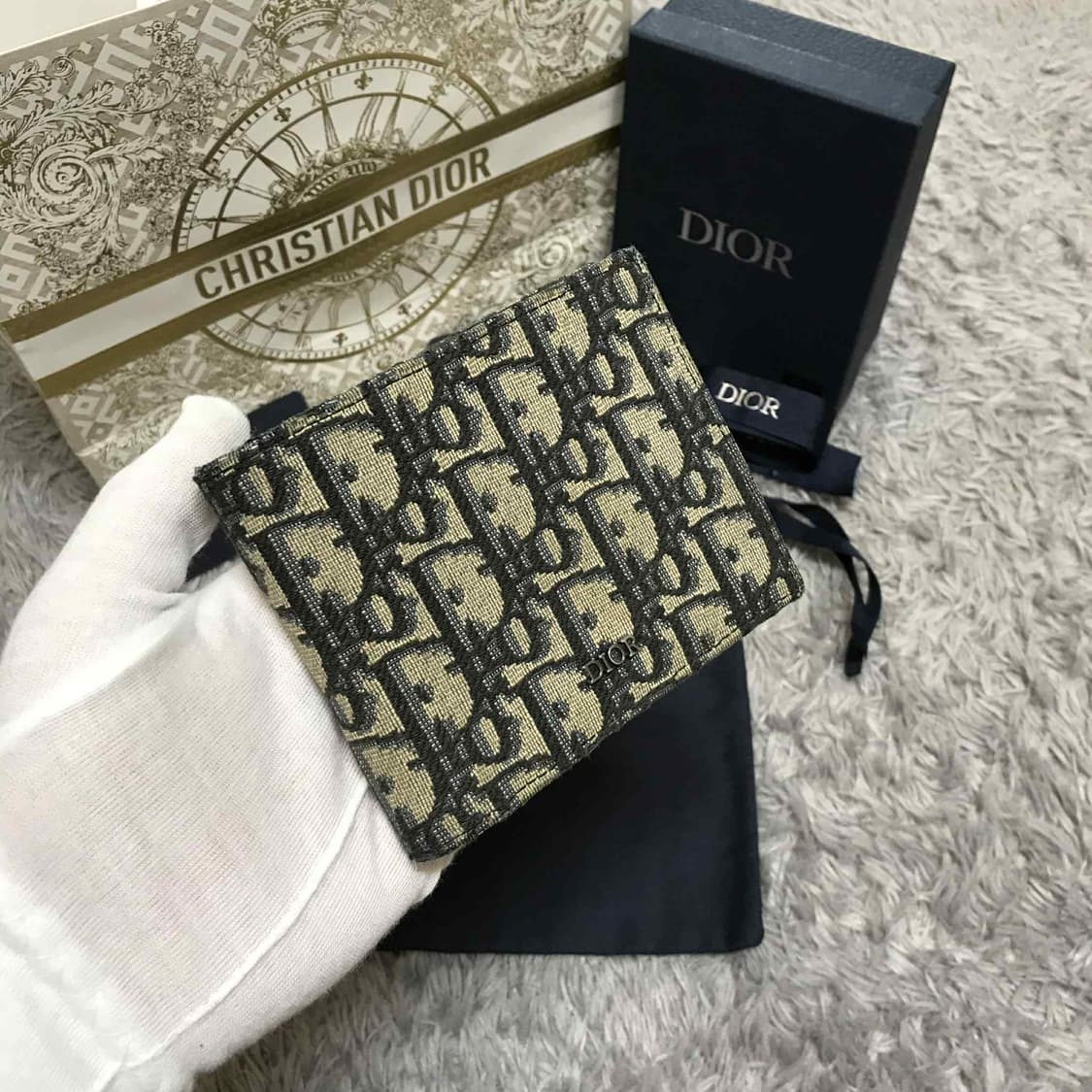 {클로젯}[매장 풀구성] 디올 오블리크 반지갑 상품이미지4