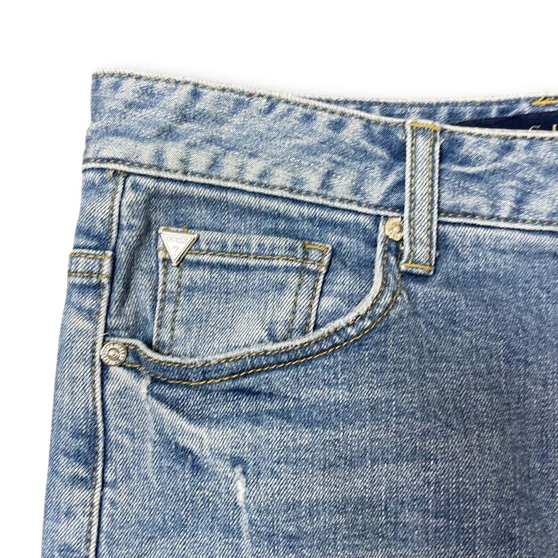 (27) GUESS 게스 언발 데님 미디 스커트 상품이미지4