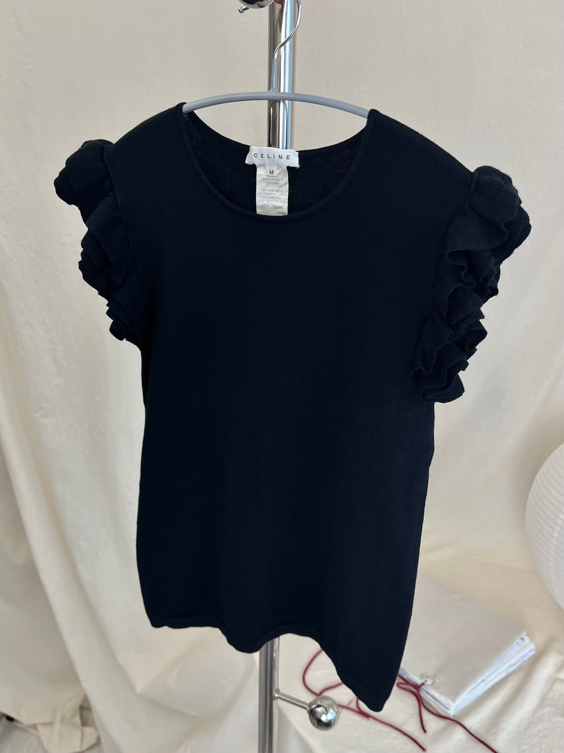 Celine Frill Knit Top (Made in Italy) 상품이미지6