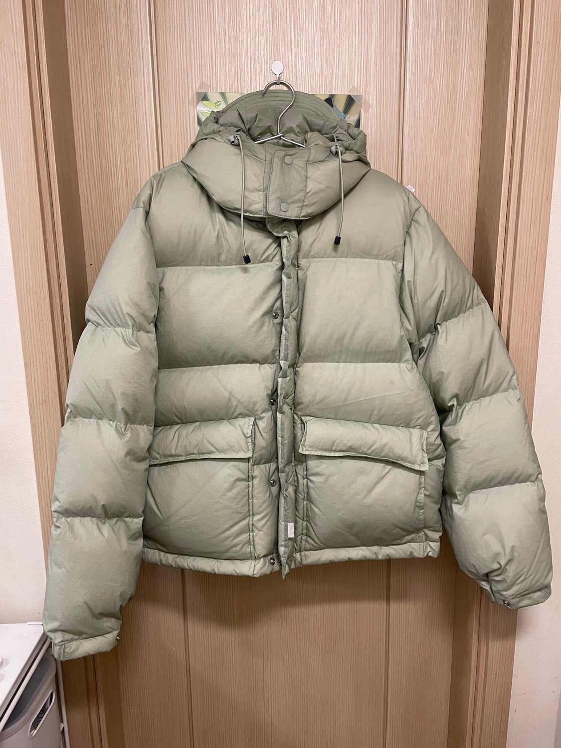 fetch 구스 패딩 M 그린 상품이미지6