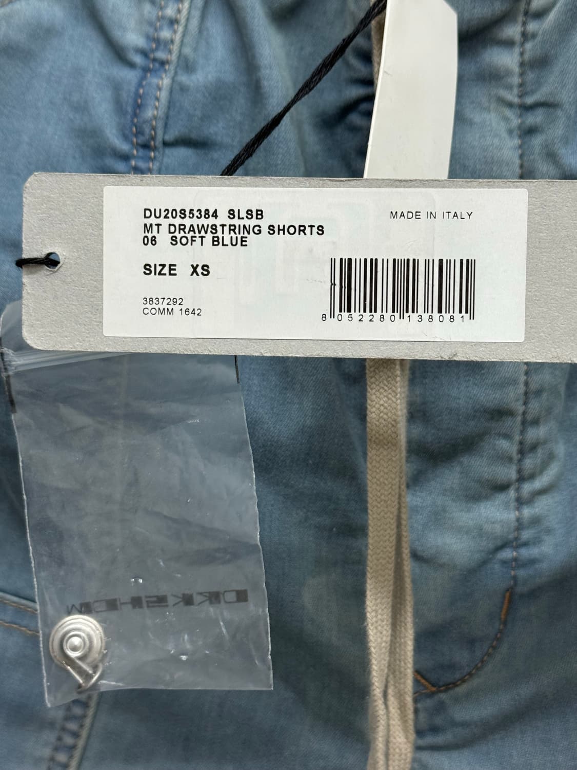 Rick Owens DRKSHDW / MT 드로우스트링 쇼츠 / XS 상품이미지3