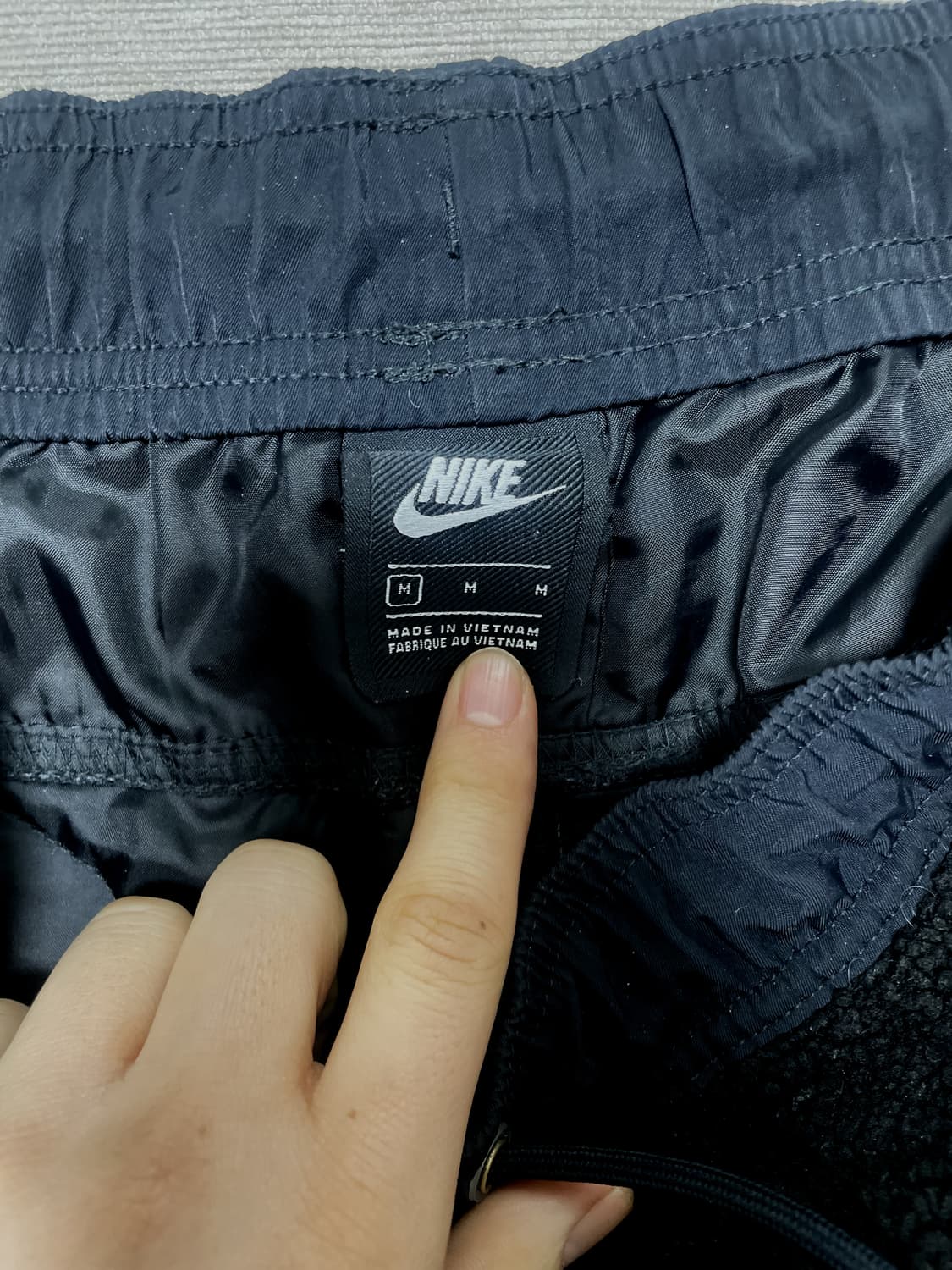 나이키 양털 후리스 조거팬츠 셰르파 M 상품이미지3