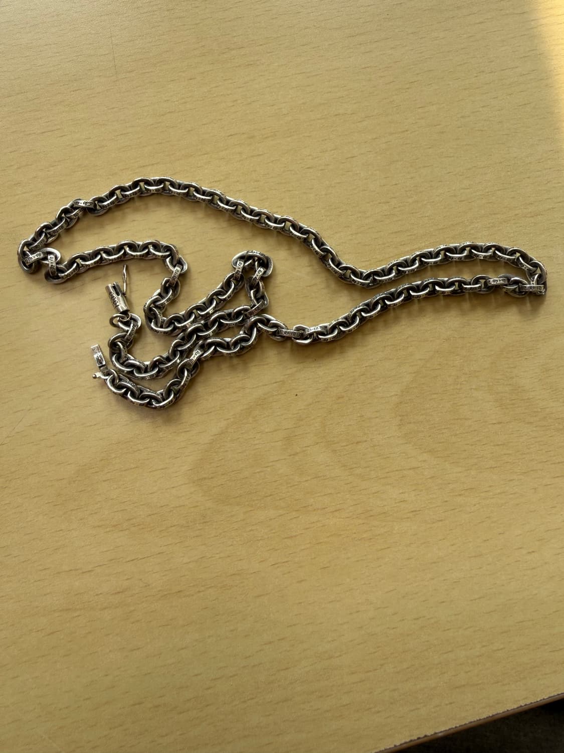 크롬하츠 페이퍼 체인 목걸이 20인치 상품이미지2