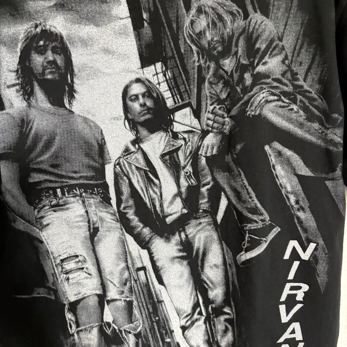 너바나 커트코베인 부틀렉 빈티지 밴드티  상품이미지4
