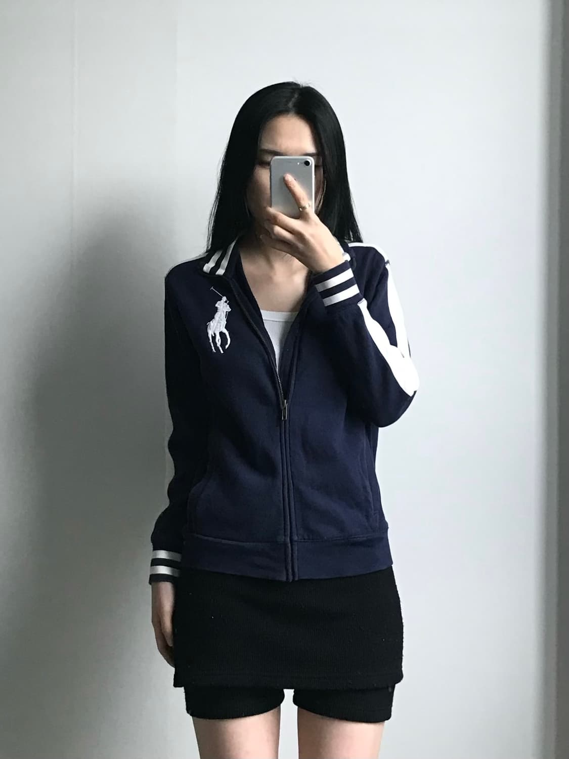 폴로 랄프로렌 빅포니 네이비 코튼 집업  상품이미지1