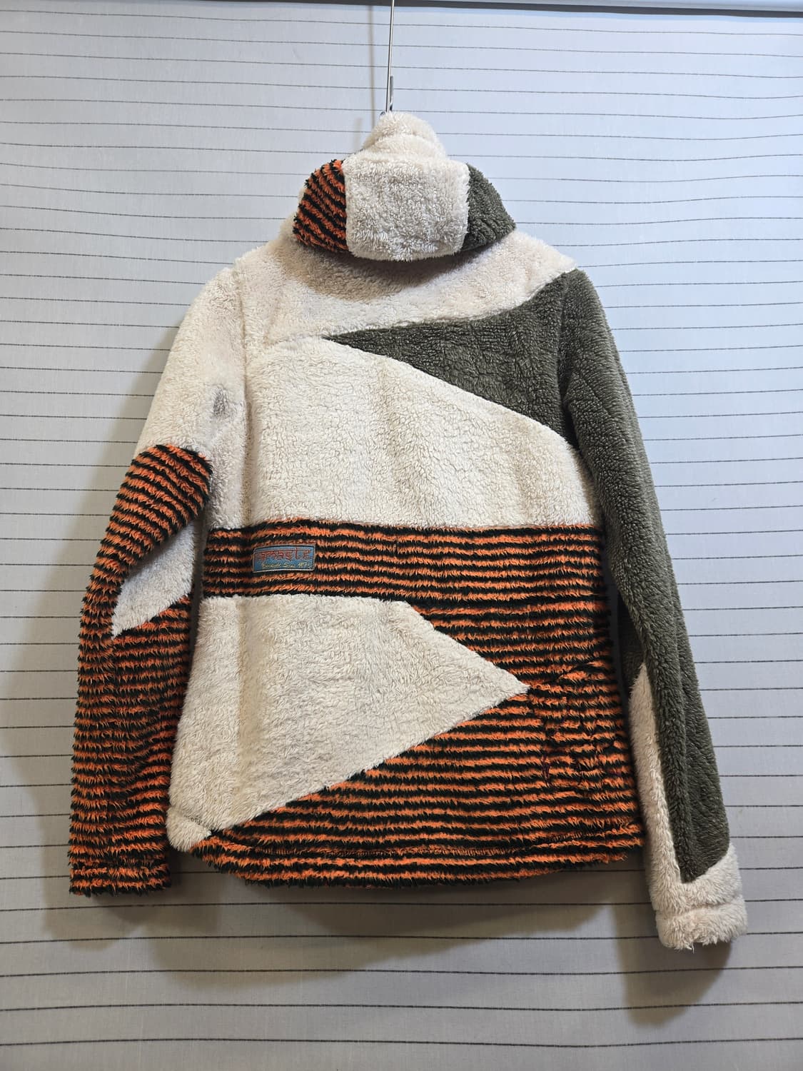 블랙야크 후리스 자켓 오렌지 패턴 상품이미지10