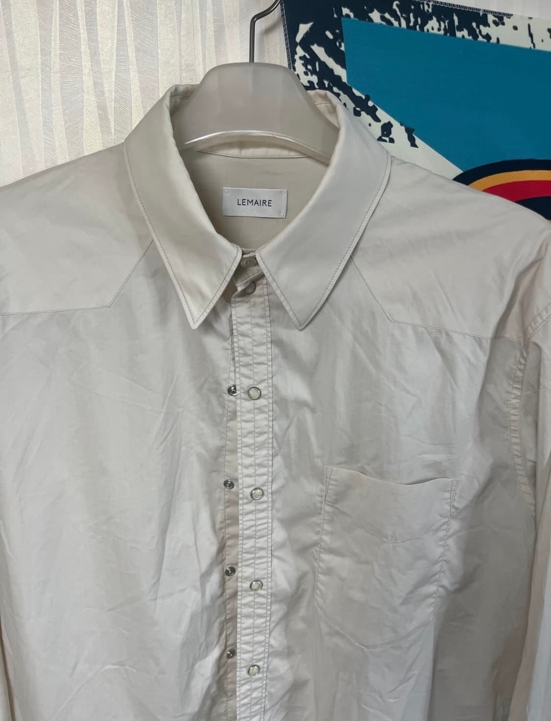 르메르 웨스턴 셔츠 아이보리 (52사이즈) 상품이미지1