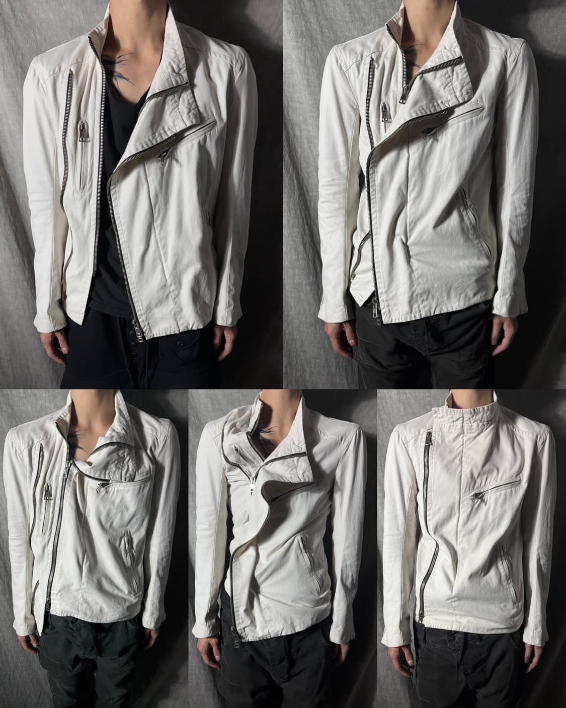 Ann Demeulemeester 10SS 3Zip Asym jacket 상품이미지1
