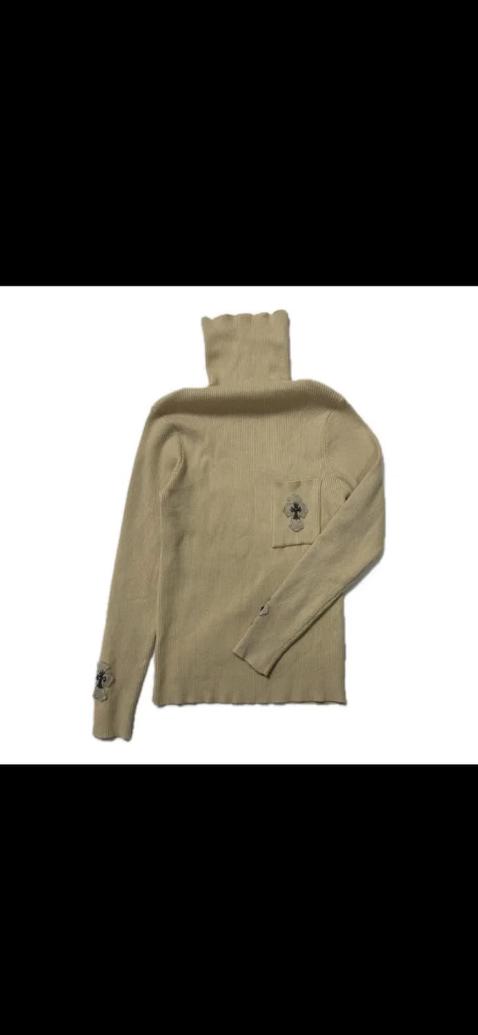 T125 빈티지 JPN 베이지 골지 폴라 니트 (W) 상품이미지2