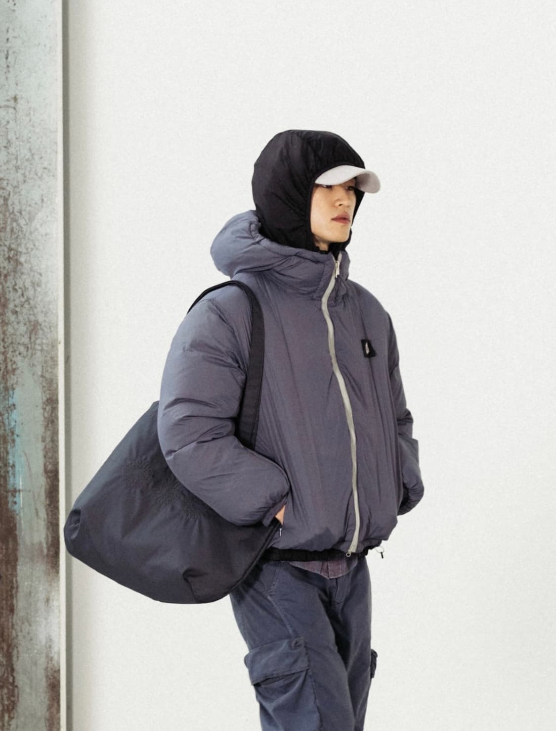 999휴머니티 패딩 블루 1사이즈 상품이미지3