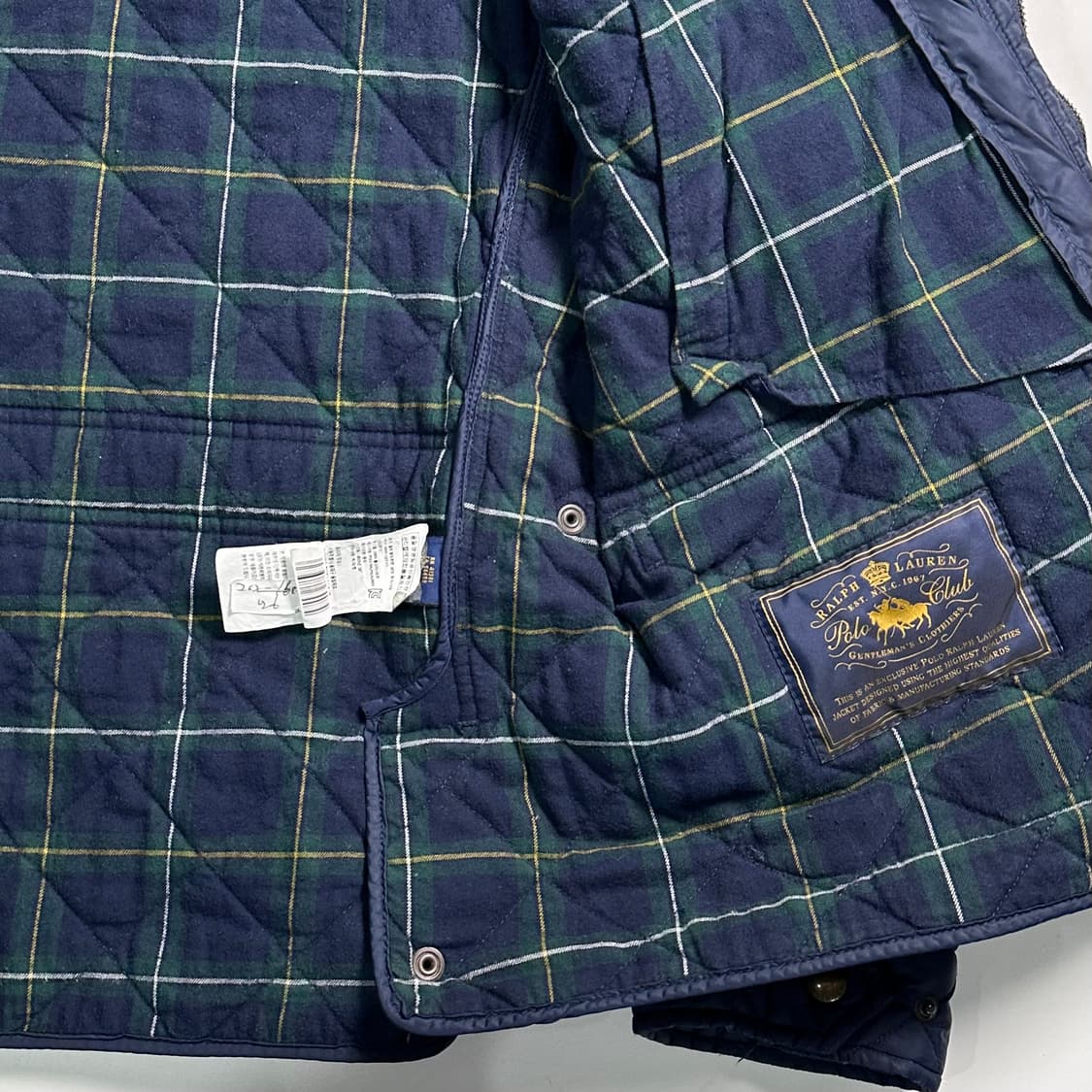 폴로 랄프로렌 네이비 4포켓 퀼팅 자켓 상품이미지9