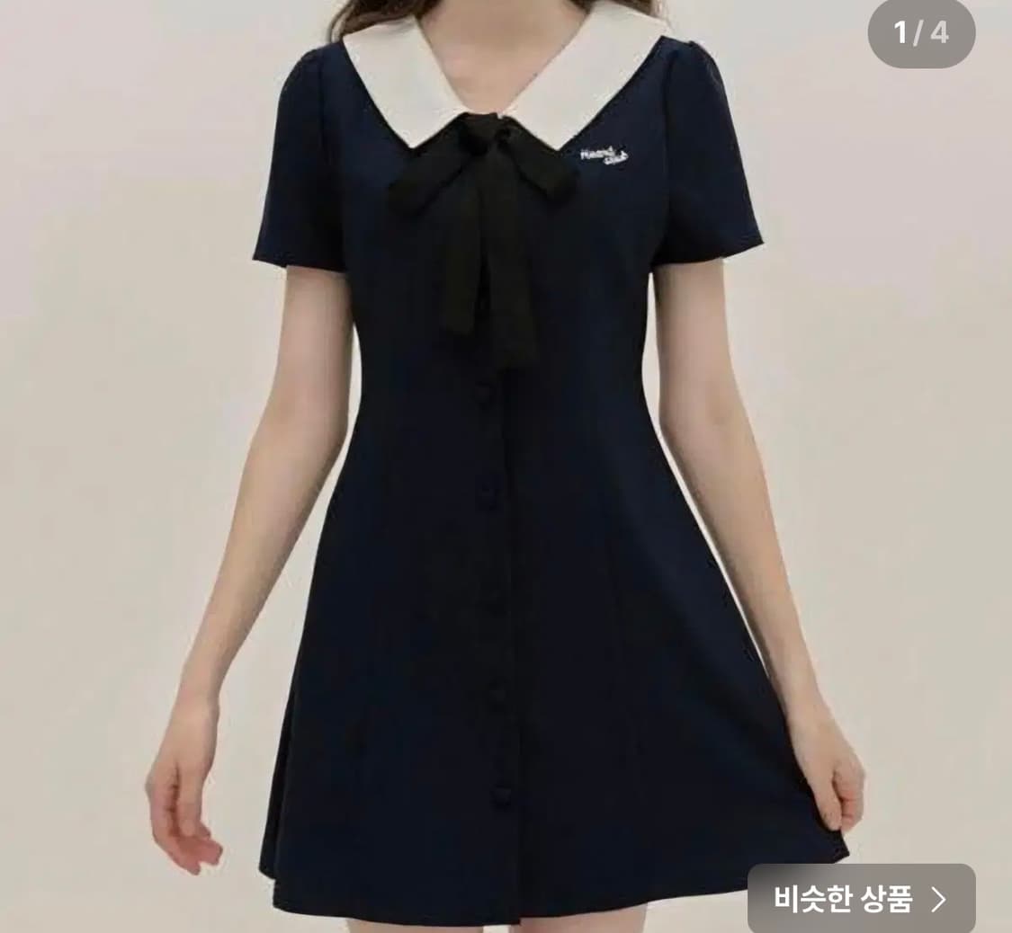 하트클럽 카라리본 원피스 상품이미지1