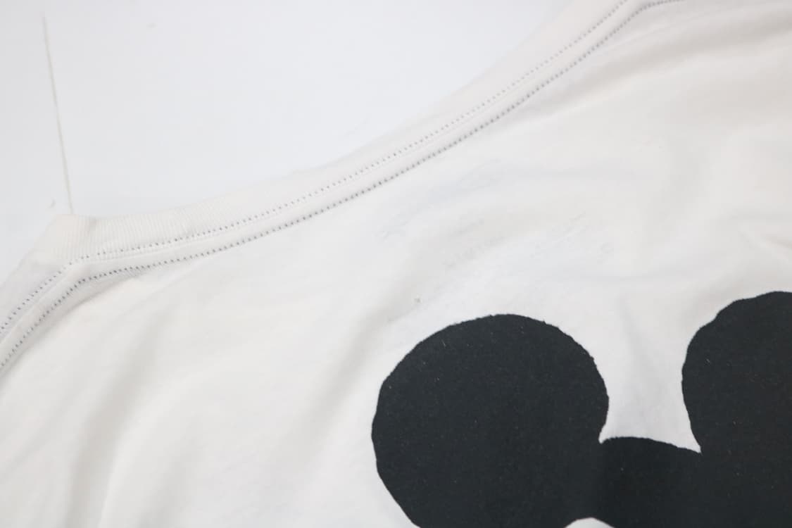 디즈니 정품 빈티지 미키 마우스 레인보우 다이 타이 롱 슬리브 (M) 상품이미지5